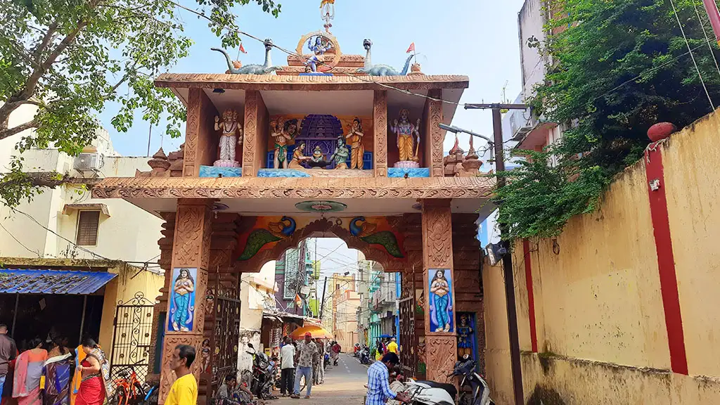 Entrance of Baidyanatheswar Temple in Ashok Nagar, Brahmapur Odisha